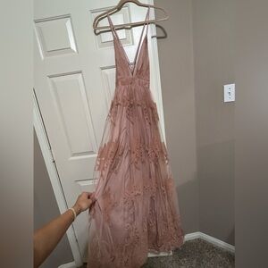 Showpo Dusty Rose Maxi Dress